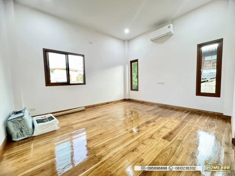 บ้านคุณมาลัย บ้านชั้นเดียวสไตล์มินิมอล จังหวัดลำปาง — ภาพหน้างาน 11