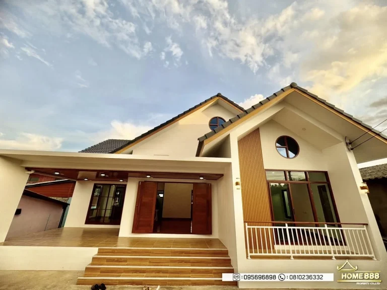 บ้านคุณมาลัย บ้านชั้นเดียวสไตล์มินิมอล จังหวัดลำปาง — ภาพหน้างาน 2