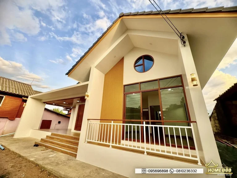 บ้านคุณมาลัย บ้านชั้นเดียวสไตล์มินิมอล จังหวัดลำปาง — ภาพหน้างาน 4