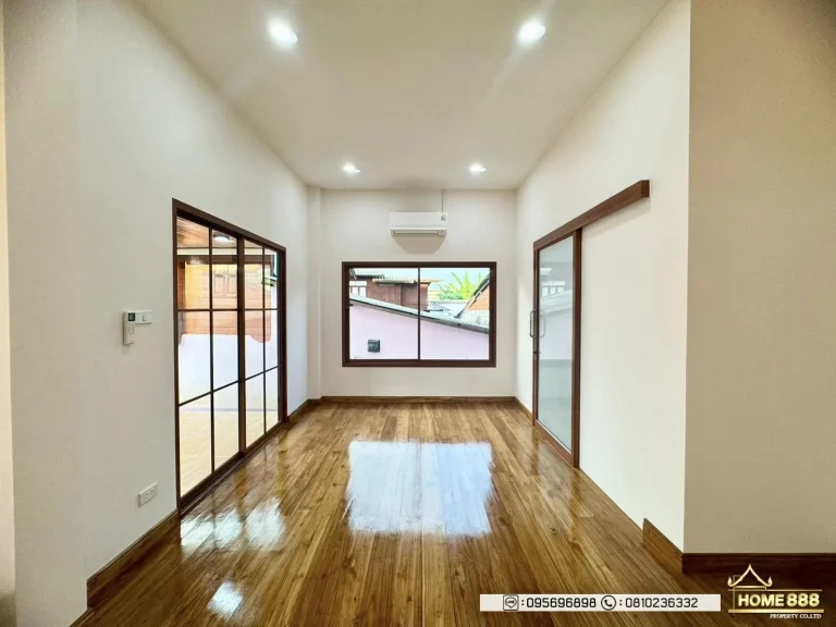 บ้านคุณมาลัย บ้านชั้นเดียวสไตล์มินิมอล จังหวัดลำปาง — ภาพหน้างาน 8