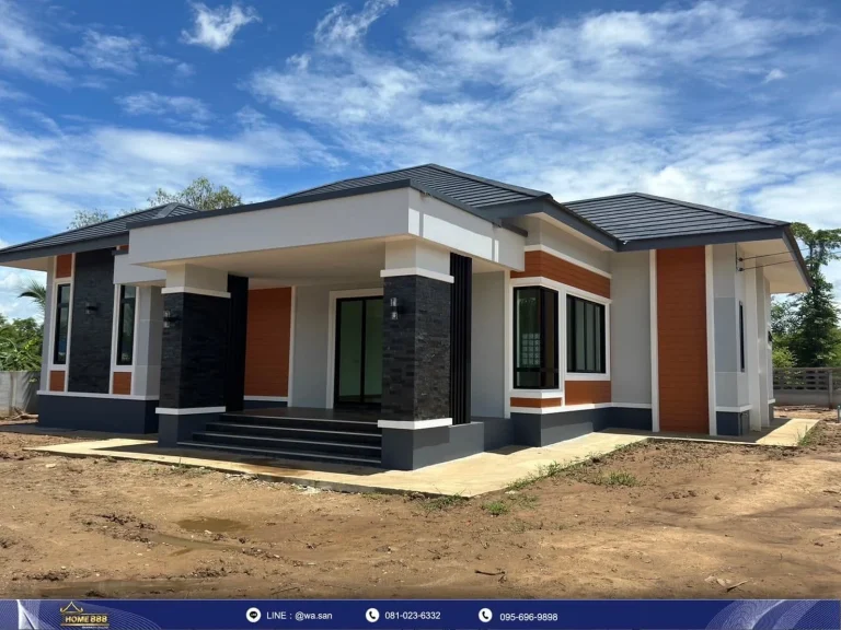 บ้านคุณอ้อ บ้านชั้นเดียว ตำบลพิชัย จังหวัดลำปาง — ภาพหน้างาน 2