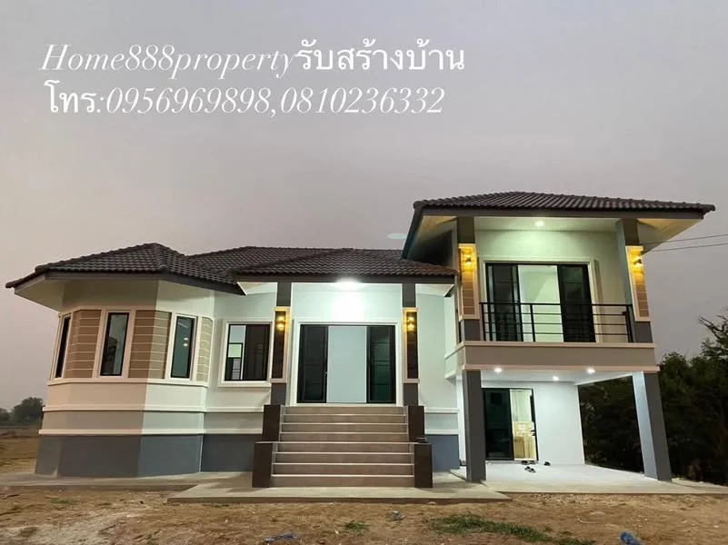 บ้านคุณอู๋ บ้านชั้นครึ่ง อำเภอเถิน จังหวัดลำปาง — ภาพโครงการ